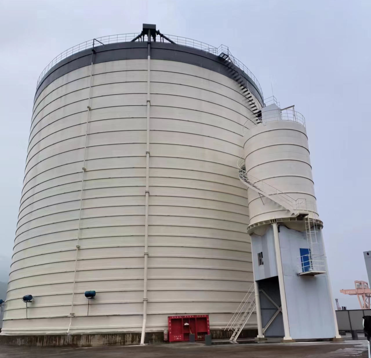 嘉禾10万吨水泥钢板库